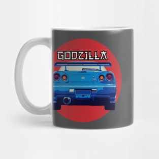 Nissan Skyline GTR R 34 - Godzilla Mug